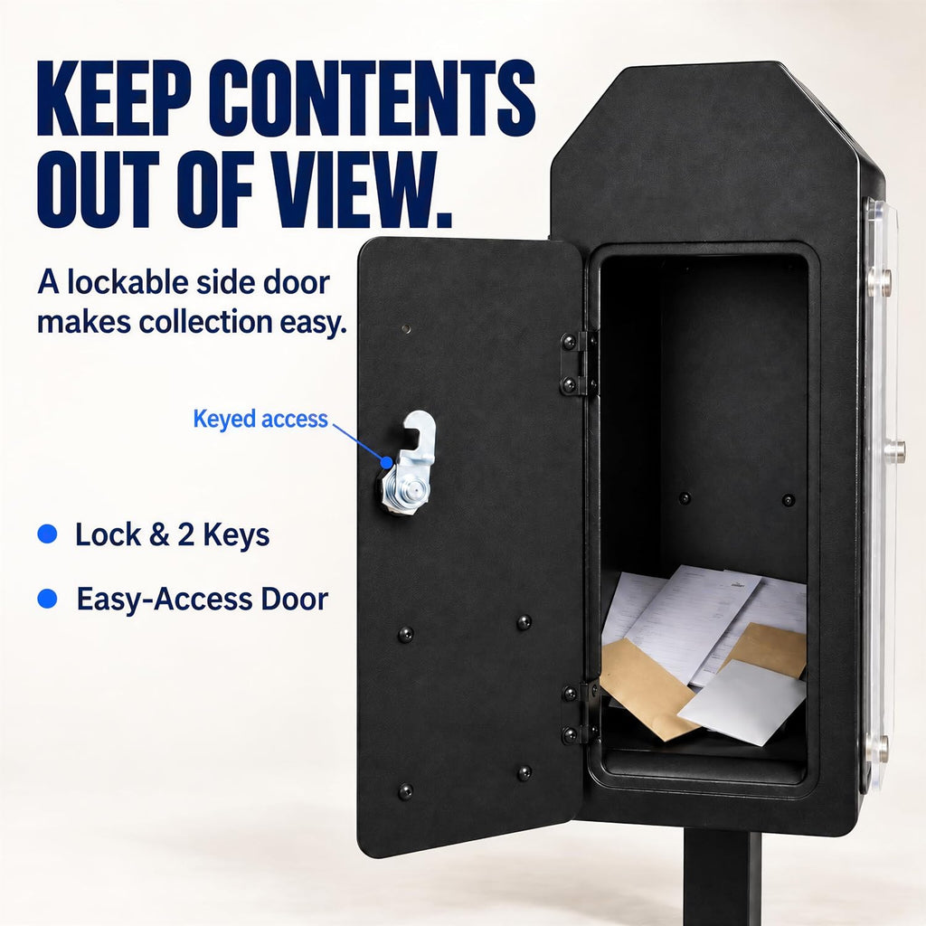 Kaznyika 42-inch Suggestion & Donation Box with Stand