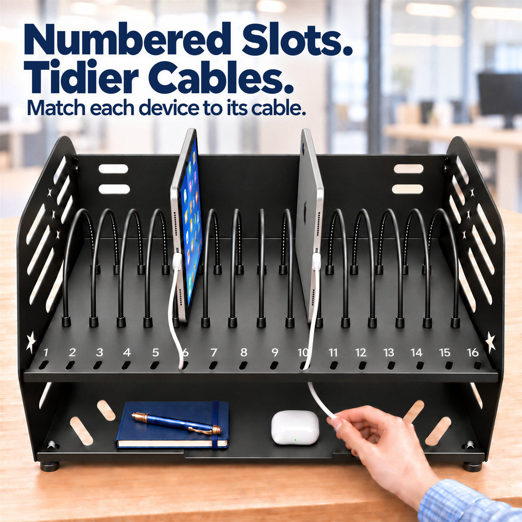 Kaznyika 16-Device Laptop & Tablet Charging Station