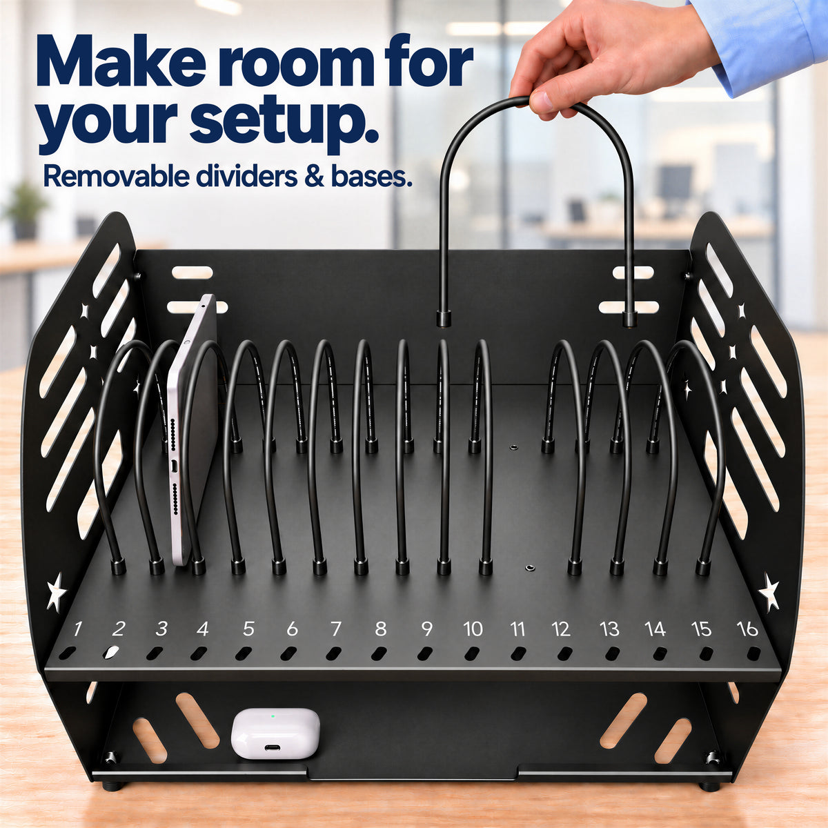 Kaznyika 16-Device Laptop & Tablet Charging Station