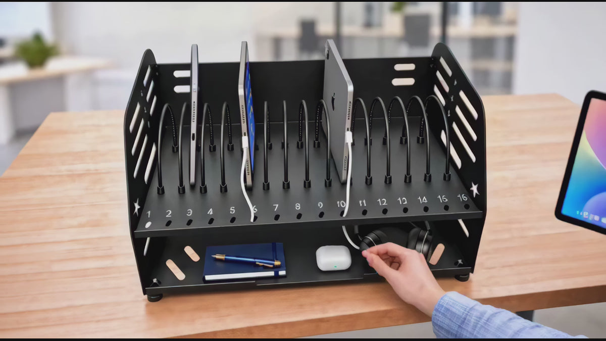Kaznyika 16-Device Laptop & Tablet Charging Station