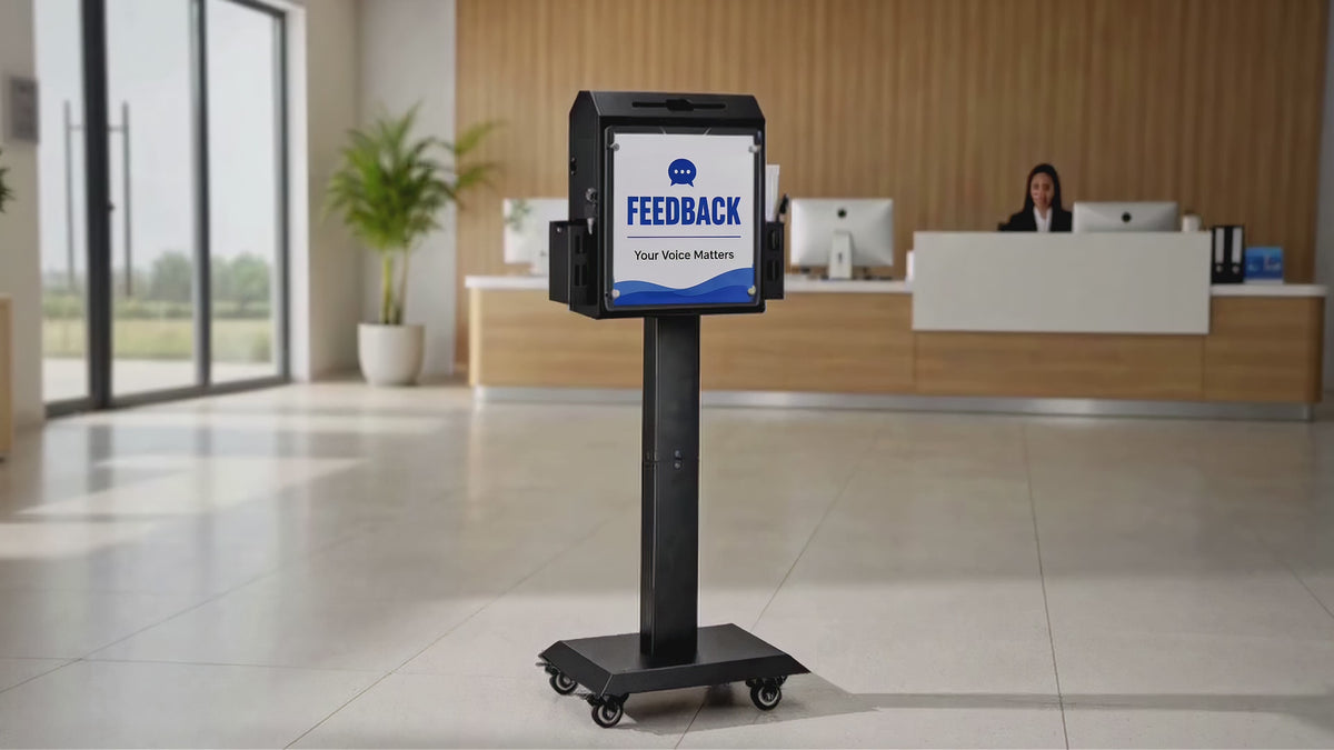 Kaznyika 42-inch Suggestion & Donation Box with Stand